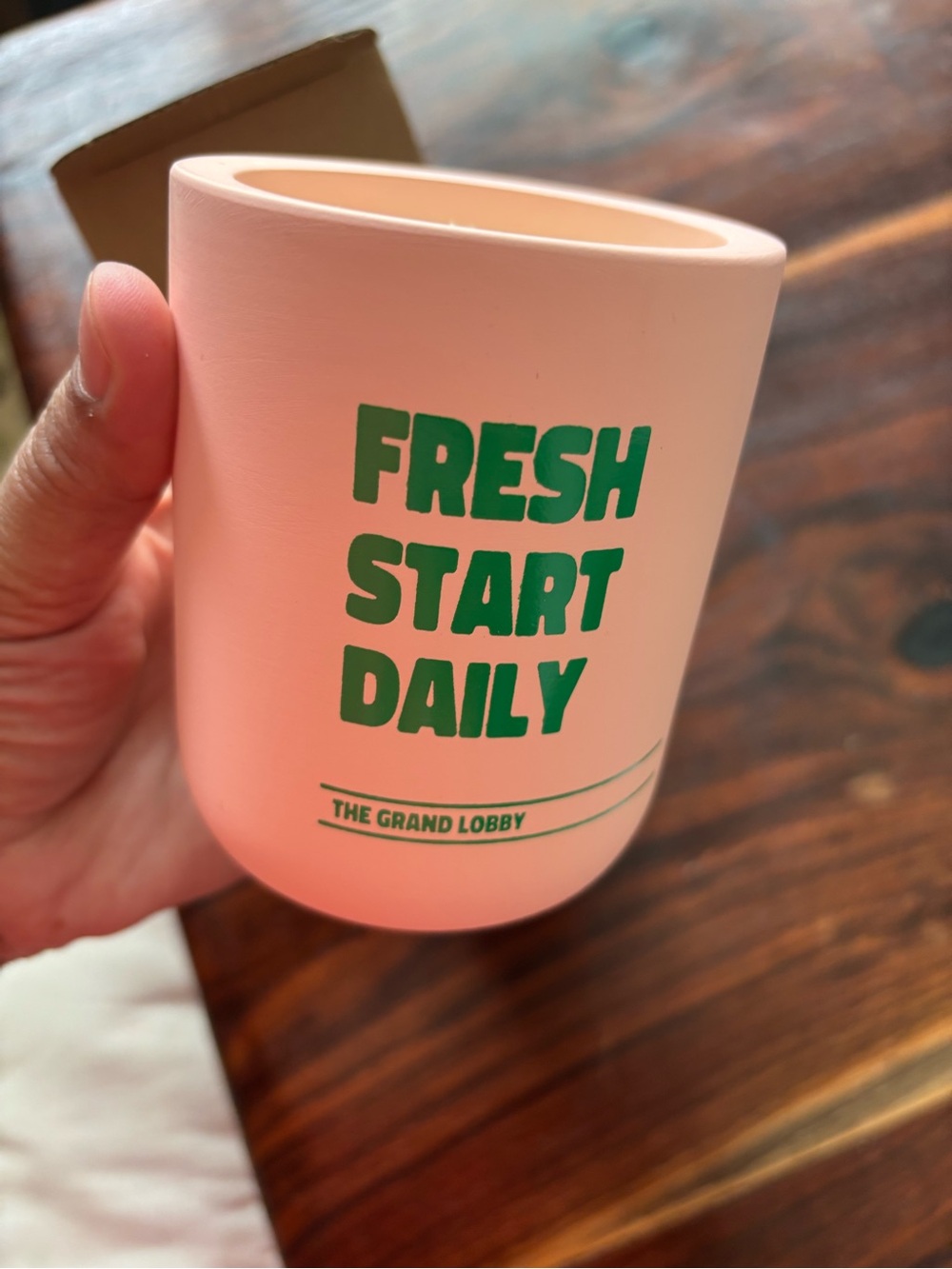 The Daily Grind Planner / The Daily Home Fresh Start Daily Candle